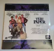 The Paper Laserdisc LD Movie Michael Keaton Glenn Close Letterbox Ed NEW SEALED