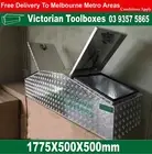 Aluminium Toolbox Gullwing Top Opening Ute Trailer Truck box 177x50x50cm