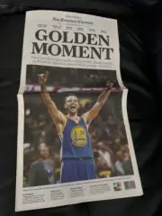 GSW 6/17/2015 SF Chronicle Golden Moment Warriors Newspaper New!!!
