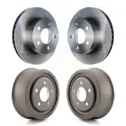 Front Rear Brake Rotors Drum Kit For Jeep Wrangler Cherokee Comanche Wagoneer TJ (for: Jeep)