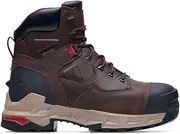 [ACE Work Boots] Redrock, Men's 8" and 6" Composite Toe (CT) Work Boots, Slip Resistant, Water Resistant, Brown