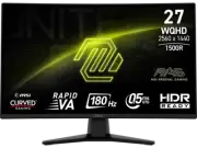 MSI 27" 180 Hz Rapid VA QHD Gaming Monitor Adaptive Sync 89% Adobe RGB 93%