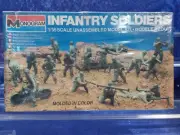 Monogram 6304 Model Kit Factory Sealed 1/35 Infantry Soldiers 1982 MIB