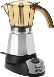 Alicia Electric Moka Pot Coffee Maker EMK6, Electric Espresso Maker, Black