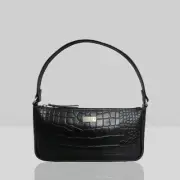 Handcrafted Italian Leather Baguette Shoulder Bag