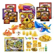 Zuru Smashers Dino Island Gold Treasure Hunt Pirate Skull Surprise Gray!
