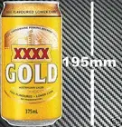 XXXX Gold Beer Can Sticker Suit Bar Camping Fishing Boat Tackle Bait Box Fridge