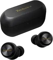 Technics AZ100 True Wireless Noise Cancelling Bluetooth Earbuds with Magnetic Fluid Driver, Voice Focus AI, 3 Device Multipoint Connectivity, LDAC Compatible, Black (EAH-AZ100E-K)