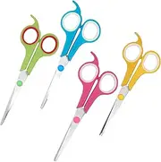 Fully Multicolor Scissor For Hair Cutting and Saloon Use (Set of 1)