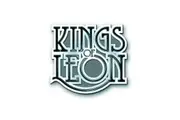 Kings Of Leon Logo Scroll Badge (Black/Grey) (One Size)