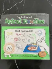 Kids How To Draw With Spiral Doodle Giant Book And Kit With 5 Spiral Wheels