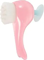VICASKY Face Scrubber Exfoliating Cleansing Brush for Oily Skin Durable Manual Plastic Face Wash Tool Lightweight Easy to Hold for Home Travel Use Dot Design