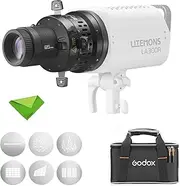 Godox BP85 Kit LED Projection Attachment, 85mm Lens, EF Lens Mount, BP-SE for Flat Head Bowens Mount Video Lights for Godox LA150R, LA200R, LA300R, LA300Bi for Portraits, Photography, Videography