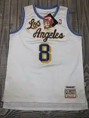 Mitchell & Ness - Los Angeles Lakers Kobe Bryant 8 - White 1996-97 Jersey Sz 44L