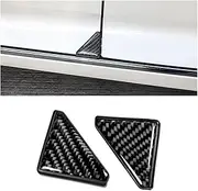 BESULEN 2Pcs Car Edge Guards, Carbon Fiber Corner Protector, Anti-Collision Auto Door Self-Adhesive Sticker, SUV Truck Accessories