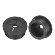 2 Pcs Cable Cord Grommet, 1-1/8 Inch Desk Grommet Flexible Rubber Grommets