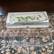 Luigi Bormioli Michelangelo Masterpiece 1.6” Serving Tray. New