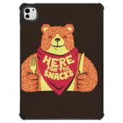 iPad Pro 11-inch (M4) iPad Impact Case I'm Here For The Snacks Bear
