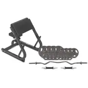 CORTEX BN-8 Preacher Pad + 84kg Standard Tri-Grip Weight Plate & Curl Bar