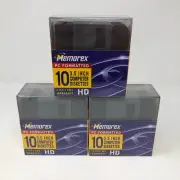 30 Memorex 3.5 inch Diskettes Floppy Disks NEW SEALED 3 Boxes of 10 NOS IBM