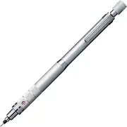 uni Kuru Toga Roulette Model Auto Lead Rotation 0.5mm Mechanical Pencil, Silver Body (M510171P.26)