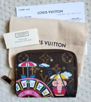 Louis Vuitton Monogram Ferris Wheel Vivienne Christmas ZIPPY COIN M69745 receipt