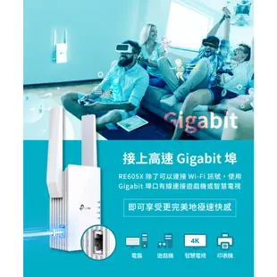 TP-Link RE605X AX1800 wifi6 雙頻 無線訊號延伸器 wifi放大器