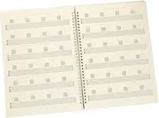 JOINPAYA A4 Guitar Sheet Music Book Diy Chord Notebook Light Portable Coil Bound