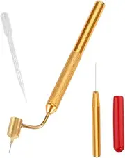 COOLHIYA 1 Set Paint Pen for Scratch Repair Precision Fluid Writer Tool with Needle Dropper for Car Scratch Removal Arts Crafts and Detailed