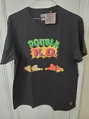 Uniqlo x CAPCOM Street Fighter 2019 T-Shirt Graphic Ryu Ken K.O. UT Black 417272
