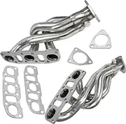 daili Store Stainless Steel Exhaust Header Manifold for 03-07 350Z/G35 3.5L Compatible with Nissan Compatible with Infiniti