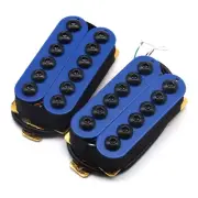 Blue Invader Style Electric Guitar Humbucker Pickup Set Bridge Neck Pickups
