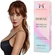 Bobae Brazilian Breast Enlargement Oil- Breast Massage Bust for Bigger Boobs - Natural Oil for Breast Growth & Breast Enlargement, Breast Growth Enhancer boobs to Lift, Firm, and Tighten Breast