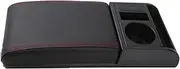 US Car Armrest Box Storage Cup Holder PU Leather Elbow Support Cushion Universal