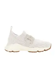 Tod's Kate Round-Toe Knitted Sneakers 36,37.5,37,39.5,38,39,36.5 B001(BIANCO)B009(BIANCO LATTE)