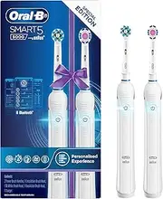 Oral-B Smart 5 5000 Electric Toothbrush (White) Dual Handle