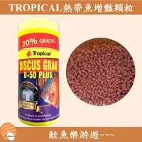 在飛比找蝦皮購物優惠-【鮭魚樂游遊】Tropical 熱帶魚高營養增豔顆粒飼料 觀