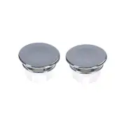 4X Round Overflow Cover Tidy Trim Chrome Bathroom Basin Sink Spare Replacemy/IL
