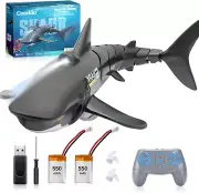 2.4G Remote Control Shark Toy 1:18 Scale for Swimming Pool - Includes 2 Batterie