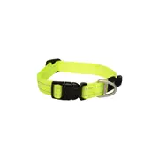 Rogz Classic Lockable Reflective Dog Collar Dayglo Medium