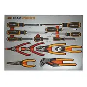 GearWrench 14 Piece Screwdriver & Plier Set in EVA Foam Tray - 83993