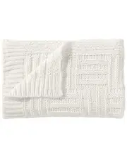 Tommy Bahama Chain Basket Knit Reversible Throw Blanket