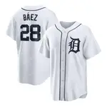 2024 新款 BAEZ 28 DETROIT TIGERS 主場球員球衣棒球版球衣球迷套裝特別版球衣訓練服