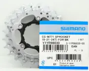 Shimano XT CS-M771-10 Sprocket/Cog Unit 19-21-24T for 10-speed 11-36T Cassette