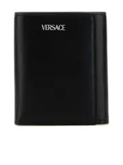 Versace Trifold Wallet in Calf Leather