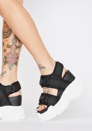 [Anthony Wang] Peach Platform Sandals