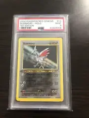 Skarmory- Holo - 1st Edition. Neo Genesis. #13/111. Pokemon Card.