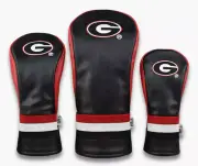 NEW PRG GOLF GEORGIA BULLDOGS Set of 3 DRIVER, FAIRWAY & RESCUE HEAD COVER'S