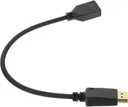 TOGEVAL Male to Female Cord 4K Display Port Adapter Extension Cable Plating PVC