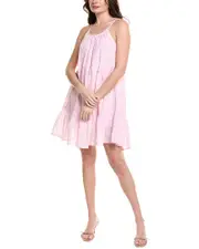 Mer St. Barth Tiered Baby Doll Mini Dress
